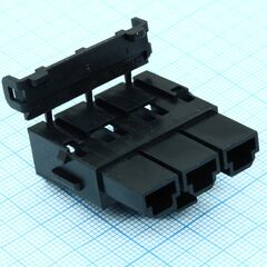 428160312, кожух разъема rcp 3 контакта шаг 10мм зажим кабеля серия minifit пакет