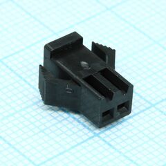 SMP-02V-BC, корпус разъема розетка на кабель 2 места 2.5мм