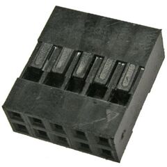 BLD 2X05 (BLD-10), bld корпус двухрядного разъема 10 pin (2х5) на кабель, 2.54мм