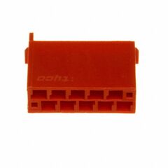1-338095-0, корпус разъема rcp 10 pos 1.27mm crimp st cable mount automotive box