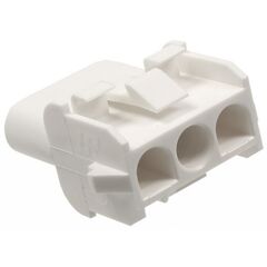 350767-1, корпус разъема universal mate-n-lok, розетка 3pin, in-line (nylon, ul 94v-0) без контактов, шаг 6.35 мм