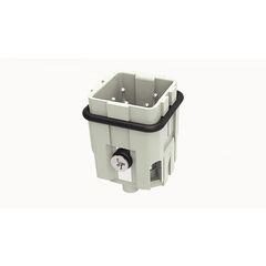 DA-004-M, вилочная контактная вставка, винтовая фиксация, 4 полюса + ре, 400 v, 10 а, сечение обслуживаемых проводников 0.75-1.5 мм. кв., тип покрытия контактов: серебро, серия da