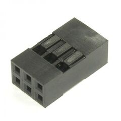 BLD 2X03 (BLD-6), гнездо для плат 2.54 мм bld 2x03 (bld-6), 6 контактов