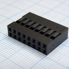 KLS1-540A-2X08-H, гнезда на кабель, двухрядные