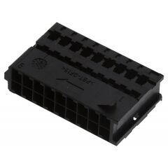 1355348-1, корпус разъема, серия micro quadlok, гнездо, 18 вывод(-ов), 2.54 мм
