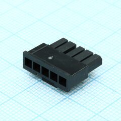 436450500, корпус разъема, однорядный, серия micro-fit 3.0, гнездо, 5 вывод(-ов), 3 мм