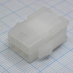 I-DS1073-02-PCT002X3, разъем питания (корпус) mini-fit, 6pin, вилка на кабель, шаг 4,2мм, требуются контакты t-ds1073-02-pc600