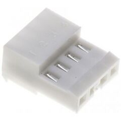 3-640441-4, разъем типа провод-плата, 24 awg, 2.54 мм, 4 контакт(-ов), гнездо, серия mta-100, idc / idt