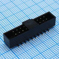 DS1014-20MF1BSR-B, idc2 разъем, вилка на плату прямая двухрядная 20pin(2x10)., шаг 2.00мм smd