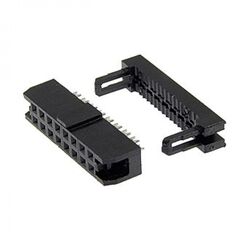 IDC2-16F PITCH 2.00 MM, idc разъем, розетка на плоский шлейф 16pin(2x8), шаг 2.00мм