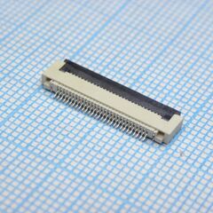 KLS1-242G-2.0-29-T, разъем для плоского шлейфа, 29 контактов, шаг 0.5мм, нижние контакты