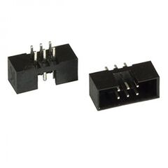 BH2-06(IDC2-06MS)PITCH 2.00 MM, idc2 разъем, вилка на плату прямая двухрядная 6pin(2x3)., шаг 2.00мм