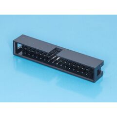 BH-34, idc разъем, вилка на плату прямая двухрядная 34pin(2x17)., шаг 2.54мм