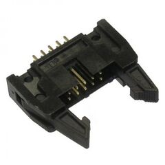 SCM-10 / IDCC-10MS, вилка на плату, вертикальный монтаж 10pin(2х5), шаг 2.54мм