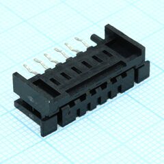 06FDZ-BT(S)(LF)(SN), conn fpc connector skt 6 pos 2.54mm solder st thru-hole box