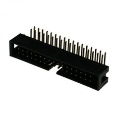 BH-26R (IDC-26MR), idc разъем, вилка на плату угловая двухрядная 26pin(2x13)., шаг 2.54мм