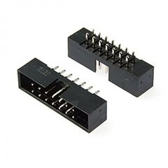 BH2-14(IDC2-14MS)PITCH 2.00 MM, idc2 разъем, вилка на плату прямая двухрядная 14pin(2x7)., шаг 2.00мм