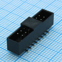 DS1014-16MF1BSR-B, idc2 разъем, вилка на плату прямая двухрядная 16pin(2x8)., шаг 2.00мм smd