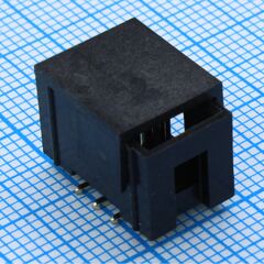 DS1013-06MSISA-B, idc разъем, вилка на плату, smd монтаж 6pin(2x3), шаг 2.54