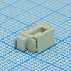 DS1020-03-04MVT1-R, разъем провод-плата smd без фланца обжимной 4 контакта шаг 1.25мм