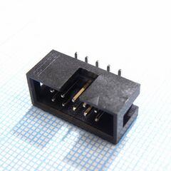 DS1013-10MSIXA-B, idc разъем, вилка на плату, smd монтаж 10pin(2x5), шаг 2.54