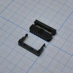 MF-C3-14-LF, idc разъем, розетка на плоский шлейф 14pin(2x7), шаг 2.00мм