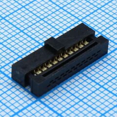 DS1017-01-20NA8, разъем idc розетка pin 20 idc шлейф 0,635мм