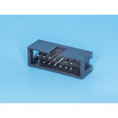 BH-14, idc разъем, вилка на плату прямая двухрядная 14pin(2x7)., шаг 2.54мм
