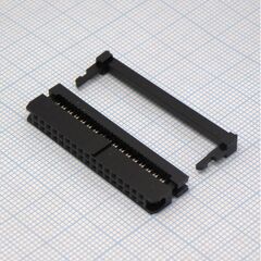 KLS1-204B-34-B, idc разъем, розетка на плоский шлейф 34pin(2x17), шаг 2.00мм