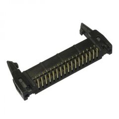 SCM-R 34 / IDCC-34MR, вилка на плату, угловой монтаж 34pin(2х5), шаг 2.54мм