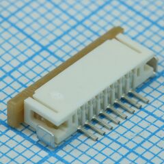 522710879, соединитель ffc/fpc 8 контактов шаг 1мм угловой smd серия easy-on™ лента на катушке