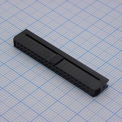 DS1017-40MA2B, idc разъем, розетка на плоский шлейф 40pin(2x20), шаг 2.00мм