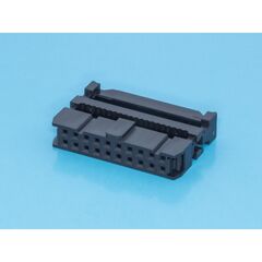 IDC-20, разъем 2х10 гнездо на плоский кабель