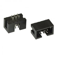 BH-06 (IDC-06MS), idc разъем, вилка на плату прямая двухрядная 6pin(2x3)., шаг 2.54мм