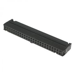 IDC-50F, idc разъем, розетка на плоский шлейф 50pin(2x25), шаг 2.54мм