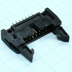 DS1011-14SBSiB7-B, вилка на плату, вертикальный монтаж 14pin(2х7), шаг 2.54мм