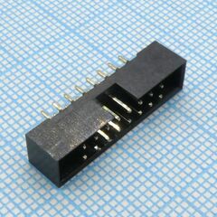 DS1014-16SF1B-B, idc2 разъем, вилка на плату прямая двухрядная 16pin(2x8)., шаг 2.00мм