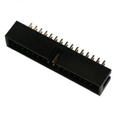 BH-30 (IDC-30MS), idc разъем, вилка на плату прямая двухрядная 30pin(2x15)., шаг 2.54мм
