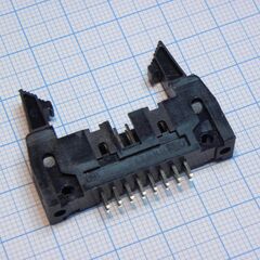DS1011-16SBSiB7-B, вилка на плату, вертикальный монтаж 16pin(2х8), шаг 2.54мм