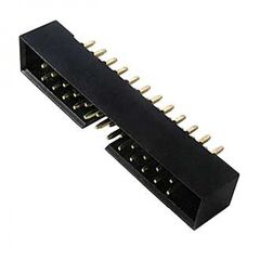 BH-24 (IDC-24MS), idc разъем, вилка на плату прямая двухрядная 24pin(2x12)., шаг 2.54мм