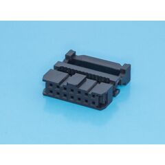IDC-14, idc разъем, розетка на плоский шлейф 14pin(2x7), шаг 2.54мм