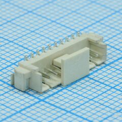 DS1020-03-10MVT1-R, разъем провод-плата smd без фланца обжимной 10 контактов шаг 1.25мм