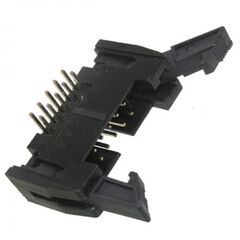SCM-R 10 / IDCC-10MR, вилка на плату, угловой монтаж 10pin(2х5), шаг 2.54мм