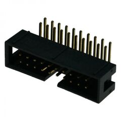 BH-20R (IDC-20MR), idc разъем, вилка на плату угловая двухрядная 20pin(2x10)., шаг 2.54мм