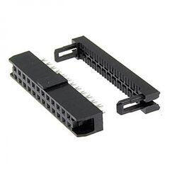 IDC2-24F PITCH 2.00 MM, idc разъем, розетка на плоский шлейф 24pin(2x12), шаг 2.00мм