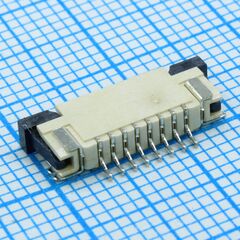 L-KLS1-1240D-2.5-08-T-U-R, розетка fpc (для шлейфа) угловая на плату