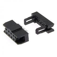 IDC2-08F PITCH 2.00 MM, idc разъем, розетка на плоский шлейф 8pin(2x4), шаг 2.00мм