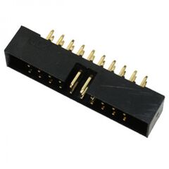 BH2-20(IDC2-20MS)PITCH 2.00 MM, idc2 разъем, вилка на плату прямая двухрядная 20pin(2x10)., шаг 2.00мм