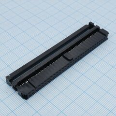 DS1016-60MA2BB, idc разъем, розетка на плоский шлейф 60pin(2x30), шаг 2.54мм
