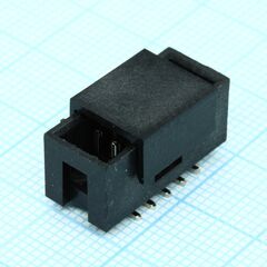 DS1013-10MSISA-B, idc разъем, вилка на плату, smd монтаж 10pin(2x5), шаг 2.54